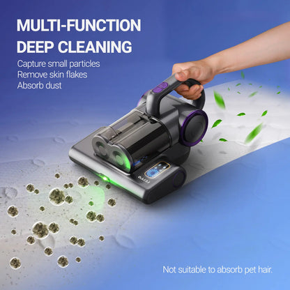 Summerwins FEPPO UV-C Mattress Vacuum, High Suction Bed Vacuum Cleaner for Dust Mites, Deep Cleans Beds, Sofas & Upholstery