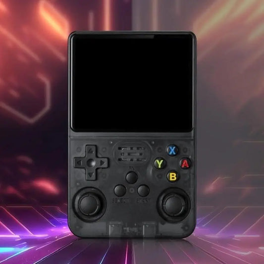 R36S Retro Handheld Video Game Console, Linux System, 3.5-inch IPS Screen, Built-in 3000mAh Battery, 32G+64G TF Card with Preinstalled Games, Ideal Gift for Gamers