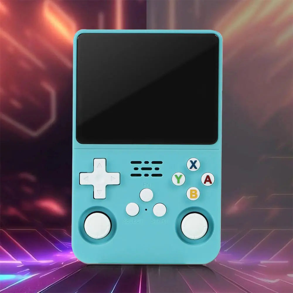 R36S Retro Handheld Video Game Console, Linux System, 3.5-inch IPS Screen, Built-in 3000mAh Battery, 32G+64G TF Card with Preinstalled Games, Ideal Gift for Gamers