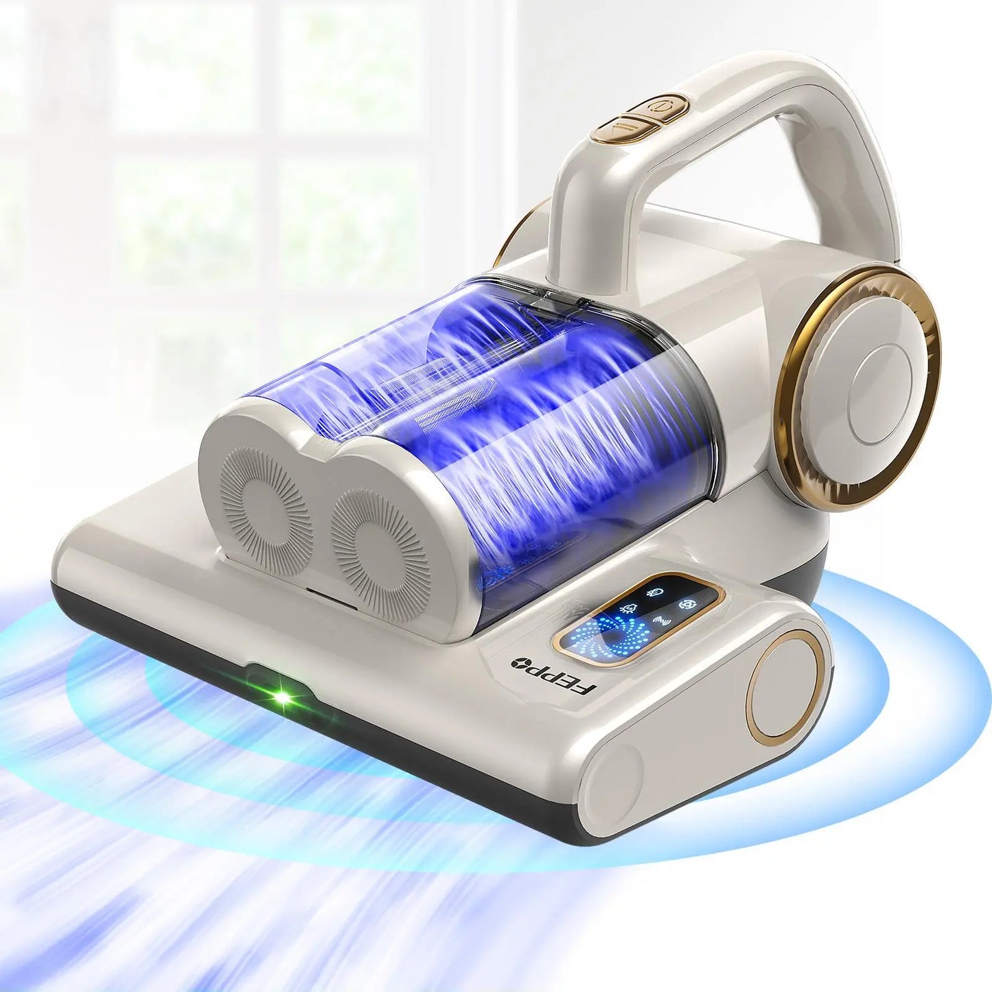 Summerwins FEPPO UV-C Mattress Vacuum, High Suction Bed Vacuum Cleaner for Dust Mites, Deep Cleans Beds, Sofas & Upholstery
